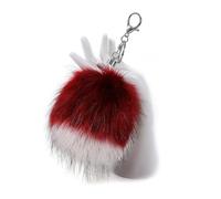 Llavero único con colgante de cola grande, cadena de coche, adornos suaves para teléfono, decoración de bolso, mochila, Número 8, Talla única