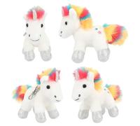 Llavero Unicornio de peluche - Ylvi - Blanco
