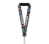 Llavero Unisex Adulto Buckle-Down Lanyard & 1.0 Ohana Means Family/Stitch Scrump Poses/Tro, Multicolor, Talla Única