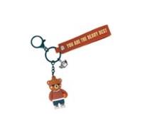 Mr. Wonderful Llavero You Are the Beary Best - Llavero de Caucho con Mensaje - Regalo Día del Padre