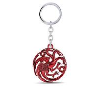 Llavero ZeeDa de Game of Thrones, dragón de la Casa Targaryen, rojo, régulier