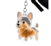 Llaveros Animal Lindo | Llaveros Mini Caja de Cerdas de Mascotas | Colgante Transparente para Recoger Pelos, Decoración Hogar Accesorios Espejo, Yo, Se référer au descriptif