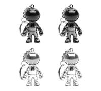 Llaveros Astronauta 4 Piezas, Llaveros Tridimensionales, Llaveros Creativos para Coche, Llaveros Personalizados, Llaveros De Regalo para Amantes del Espacio