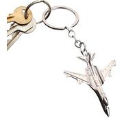 Llaveros Avión | Modelo de Avión 3D de Metal | Llavero de Metal con Colgante 3D para Bolsa y Mochila Regalo para Aviación, Graduación, Cumpleaños y Navidad, c, Se référer au descriptif