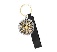 Llaveros Charm - Brújula Vintage Rune - Accesorio de joya retro con encanto - Bolsa para billetera de vehículos de viaje