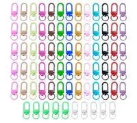 Llaveros De 75 Piezas, Ganchos De Resorte Con Trabillas, Clips De Metal Para Llaves, Clips Para Llaveros, Clips Giratorios Para Cordón