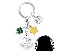 Llaveros de agradecimiento grabados, regalo de agradecimiento para amante, niñera, colega y amiga, idea de regalo de fin de año escolar y cumpleaños, 2, L