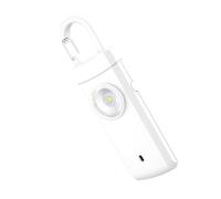 Llaveros de alarma personales de 140 dB, dispositivo de defensa personal para mujeres con luz estroboscópica y alerta de batería baja, dispositivo de protección para mujeres
