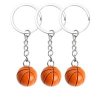 Llaveros De Baloncesto De 3 Piezas, Llaveros Creativos, Llaveros De Elementos Deportivos, Llaveros De Regalo, Llaveros para Aficionados Al Baloncesto