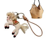 Llaveros de caballo para mujer, 2026, decoración navideña de buena suerte, colgante de caballo chino, llavero para mujeres, hombres, esposa, familia, amigos, mochila, viaje diario, Llavero