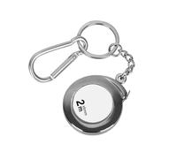 Llaveros de Cinta Métrica Funcional - Mini Retráctil 2 m de Acero Inoxidable Duradera