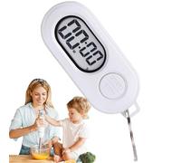 Llaveros de cronómetro, Llavero de cronómetro pequeño, Compacto, portátil, Deportivo, Pantalla LCD Digital, fijación Segura, función de Cuenta Regresiva fácil, Accesorios de Cuenta Regresiva