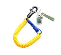 Llaveros de cuerda de resorte, llaveros elásticos en espiral, llavero de bobina de resorte en espiral, cable retráctil en espiral de seguridad, cordón en espiral a prueba de robos, cierre de cordón de