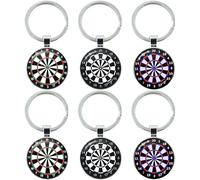Llaveros De Dardos De 6 Piezas, Llaveros De Dardos Interesantes, Llaveros Creativos, Llaveros Personalizados, Regalos para Entusiastas De Los Dardos