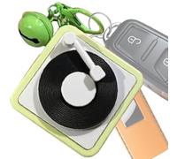 Llaveros de de Disco, llaveros Retros, llaveros Retro para Mujeres, función de grabación - Llavero Decorativo para Llaves de Pareja