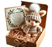 Llaveros de felpa para parejas, conejos, colgantes para Pascua, regalos de Pascua, conejos, caja de regalo
