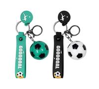 Llaveros De Fútbol De 2 Piezas, Llaveros De Regalo, Mini Llaveros De Fútbol De Simulación, Llaveros De Coche, Llaveros De Fans