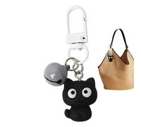 Llaveros de gato para mujer, llavero con dije de gatito, colgantes de bolsa, accesorios llamativos para amantes de los gatos, mujeres y niñas, , Refer to