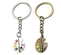 Llaveros De Paleta De 2 Piezas, Llaveros con Dijes De Metal, Dijes para Bolsos, Llaveros Interesantes, Regalos De Arte Creativo