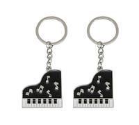 Llaveros De Piano De 2 Piezas, Llaveros De Teclado Musical, Llaveros Coles De Música, Llaveros Creativos, Llaveros De Regalo para Amantes De La Música