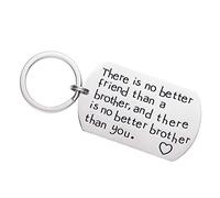 Llaveros de regalo para hermano de hermana para hermanos mayores, regalo para hermano, Llavero, Medium Llavero