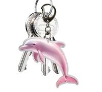 Llaveros delfín - decorativo acrílico impreso plano 2D de dibujos animados - Dije de delfín | para mujeres hombres y niñas mochila de oficina o mesa interior