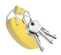 Llaveros flotantes portátiles,Anillo de llaves ovalado | Colgadores de llaves de para mochila deportiva de playa, piscina, kayak surf, amarillo, Se référer au descriptif