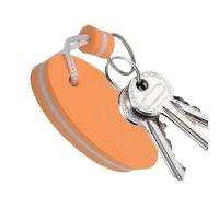Llaveros flotantes portátiles,Anillo de llaves ovalado | Colgadores de llaves de para mochila deportiva de playa, piscina, kayak surf, naranja, Se référer au descriptif