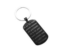 Nazarenogabrielli Llaveros Hombre Mujer Con Nombre/Apodo Personalizado Acero Inoxidable