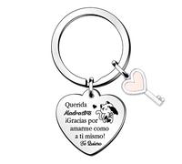 Llaveros Madrastra Llaveros Mujer Día Madres Cumpleaños Regalo Etiqueta Gracias mamá Aprecio Recuerdo de hijastro Hija momia Navidad Acción Gracias por Amarme como a Ti Mismo Regalos Amor Familiar