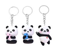 Llaveros Panda 3 Piezas, Llaveros Lindos De Animales, Llaveros De Regalo, Llaveros Infantiles