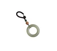 Llaveros para Hombres Hetian Jade Peace Buckle Llavero De Coche Colgante Regalo Práctico, Adornos para Hombres Y Mujeres, Mochila Decoración Llavero Coche