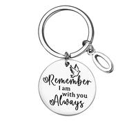 Llaveros Para Parejas Recuerda que estoy siempre llavero de inoxidable regalo Ideal para, padre, marido, hija, hijo, familia
