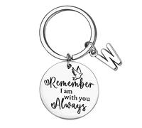 Llaveros Para Parejas Recuerda que estoy siempre llavero de inoxidable regalo Ideal para, padre, marido, hija, hijo, familia