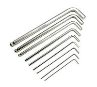 / Llaves Allen hexagonales métricos esférico de 1,5 mm - 10mm 9pc configurada Extra Largo de BERGEN A837