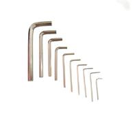 Llaves Allen,Llave Allen 1 Juego de llaves hexagonales en forma de L, plateadas, negras, 0,9mm, 1,27mm, 1,5mm, 2mm, 2,5mm, 3mm, 4mm, 5mm, 6mm, 8mm(Silver)