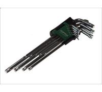 Juego de llaves TORX TOPTUL 9uds. T10 T15 T20 T25 T27 T40 T45 T50 extra largo
