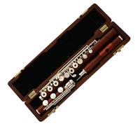 Llaves C De Madera Rosa Profesional, Flauta De Pie Trill B, Cabezal Europeo Con Funda De Madera Flauta Instrumento