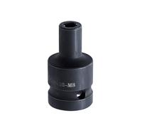 Llaves de boquilla M6-24 adaptadores de enchufe de máquina hexagonal cuadrado de rosca de tornillo para llaves de grifo de máquina