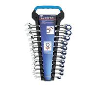 Llaves de Carraca 12P, 8-19mm, 72 Dientes, Reversible
