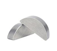 Llaves de media luna planas de acero al carbono, de metal, semicirculares, de unión de media luna, 2/5/10/20/50 unidades, M2, M2.5, M3, M4, M5, M6, M8 y M10(4x19x7.5 20pcs)