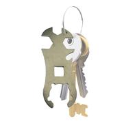 Llaves de tanque - Llave cilíndrica de acero inoxidable | Multifuncional portátil | Llave de tanque de oxígeno de apagado | Accesorios duraderos para acampar al aire libre | Herramienta compacta para
