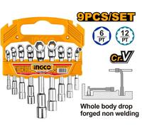 Llaves De Tubo En L Al CR-V INCGO Kit 7, 8, 10, 11, 12, 13, 14, 17, 19 Mm