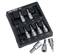 Llaves hexagonales/Allen de 3/8 pulgadas, 2 mm - 10 mm, 9 unidades
