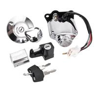 Llaves Interruptor Compatible Con Para VT600 1988-2008 Moto Tapón Del Depósito Combustible Interruptor Encendido Cerradura Del Asiento Llave Repuesto Accesorios