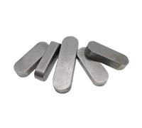 Llaves paralelas Llaves paralelas M8 Pines de llave plana 10 piezas Longitud de acero 10-120 mm Espesor 7 mm(M8x7mmx120mm)