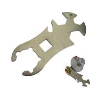 Llaves reguladoras, llave inglesa de acero inoxidable, herramienta multifuncional para regulador de tanque de oxígeno, accesorios portátiles para control de apagado y apagado