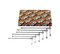 Beta 951/S6 - Juego de 6 llaves en T con tres extremidades macho hexagonales (art. 951)