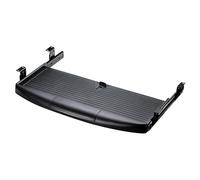 Llazsybz Bandeja para Teclado debajo Del Cajón Del Ordenador de Escritorio, Extraíble para Escribir, Bandeja Deslizante para Teclado para Oficina, Negro