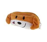 Llazsybz Estuche para Lápices de Peluche con Forma de Animal, Neceser, Kit de Accesorios de Papelería Suave Y Portátil, Adecuado para La Escuela, La Oficina Y, Perro